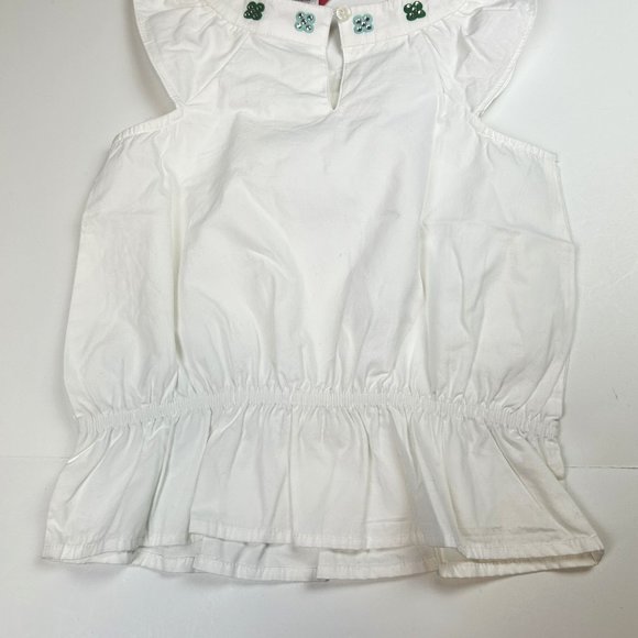 Gymboree Girl Fashion Flower Polka Dot Cuff Capri Pant & Ruffle Top Size 5 - Picture 6 of 6